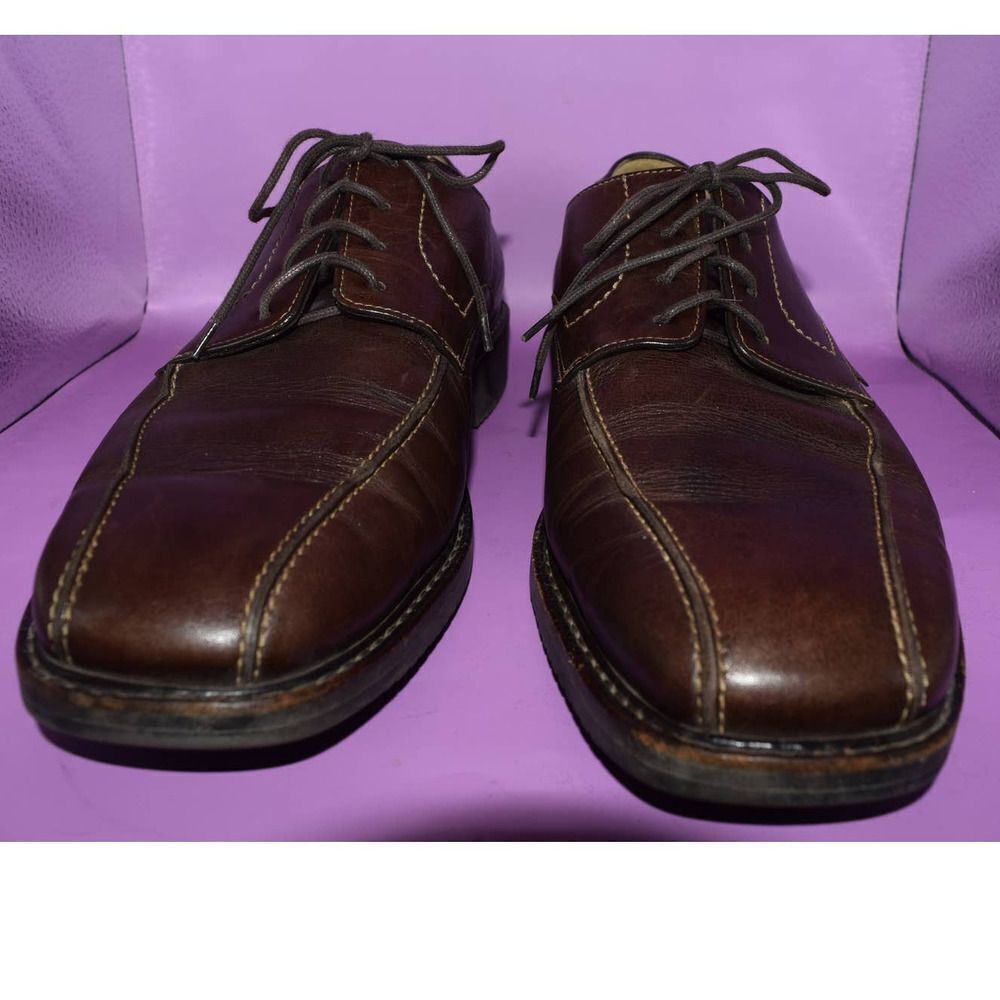 Mephisto Gaetan Brown Leather Goodyear Welt Derby - 12